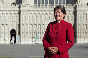 The Reverend Canon Victoria Pask and her new lease deal
