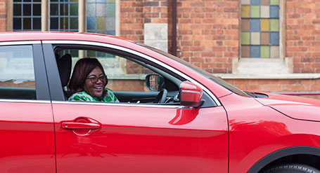 The Reverend Beatrice Quaye and her Nissan Qashqai