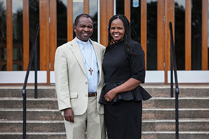 The Reverend Naomi Kaiga and her new convertible